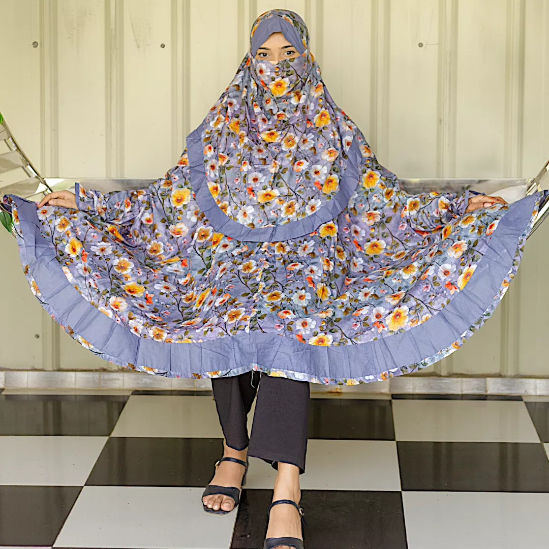 Frill Niqab Khimar-Ash-AA04